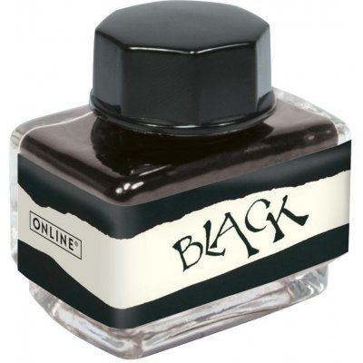 Online Black černý lahvičkový inkoust 17237 – Zboží Dáma