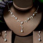 Éternelle souprava šperků Swarovski Elements Francoa SET-QT-G36A Bílá/čirá – Sleviste.cz