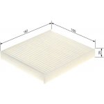 Filtr, vzduch v interiéru BOSCH 1 987 435 076 BO 1987435076 – Hledejceny.cz