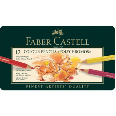 Faber-Castell 110012 Polychromos 12 ks – Zboží Mobilmania