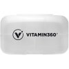 Vitamín a minerál Vitamin360 Pill Box With 5 Compartments White 1 pc