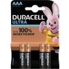 Baterie primární Duracell Ultra Power AAA 4ks MX2400B4