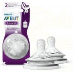 Philips Avent savička Natural Response 1 první průtok 2 ks transparentní – Hledejceny.cz