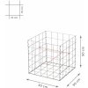 Pletiva TopGabion Gabionový koš bez víka: 50×50×50 cm - oko sítě 10×10 cm