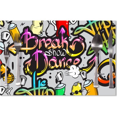 Sablio prostírání Graffiti 40x30cm – Zboží Mobilmania