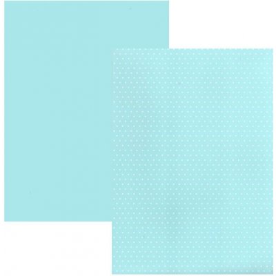 Happy paper A4 200g/m2 puntíkatý světle modrý – Hledejceny.cz
