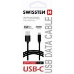 Swissten 71504403 USB 3.1 typ A na typ C, konektor 9mm, 1,5m, černý – Sleviste.cz