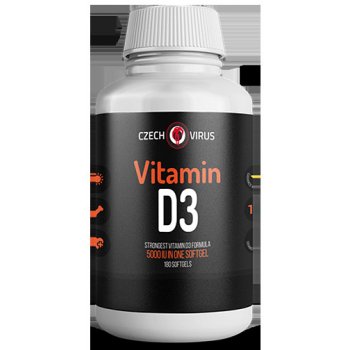 Czech Virus Vitamin D3 180 kapslí