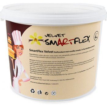 Smartflex 0916 velvet vanilka Potahovací hmota 4 kg