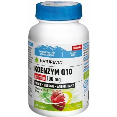 Naturvia Koenzym Q10 Cardio 100 mg 60 kapslí