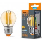 VIDEX LED žárovka filament AMBER E27 6W G45 teplá bílá – Hledejceny.cz