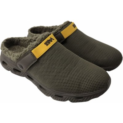 Vass Boty Easy-Bac Fishing Trainer Fur Lined Edition khaki green – Zboží Dáma