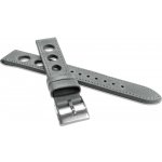 Lavvu Perforovaný šedý prošitý vintage z luxusní kůže Top Grain – Zboží Dáma