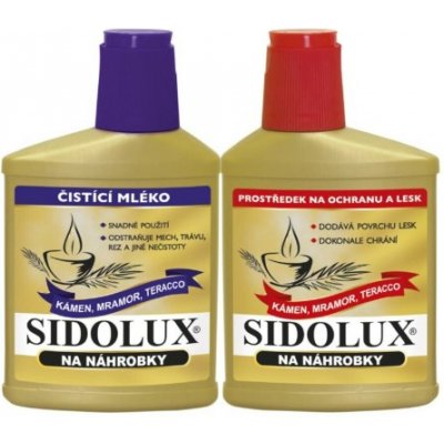 Sidolux Duopack na ošetření náhrobních kamenů zlatá linie (čistič + ochranný lesk) 330 + 250 ml – Hledejceny.cz