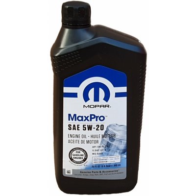 Mopar MaxPro 5W-20 1 l – Hledejceny.cz