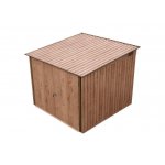 Duramax 73045 Plechový domek na jízdní kola 4,1 m² imitace dřeva – Zboží Dáma