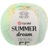 Příze YarnArt Summer Dream 4312 světle tyrkysová a žlutá