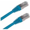 síťový kabel XtendLan PK_6ASFTP050blue Patch, Cat 6A, SFTP, LSFRZH, 5m, modrý
