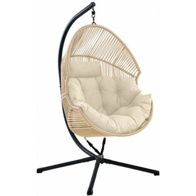 Esti&Esta Závěsné křeslo Holand béžové – Zboží Dáma