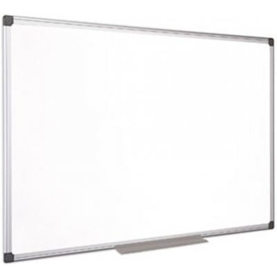 VICTORIA VISUAL Bílá magnetická tabule, 100 x 100 cm, smaltovaný povrch, hliníkový rám, VICTORIA – Zboží Mobilmania