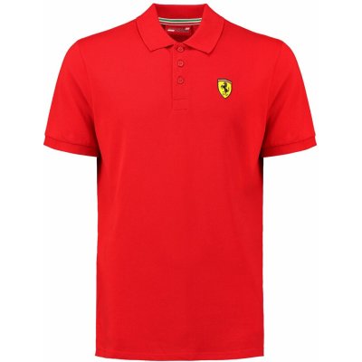 Ferrari men FW Classic Polo Red červená