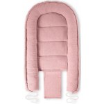Baby Nellys Oboustranné hnízdečko s polštářkem Teddy Boucle pudrově růžová – Hledejceny.cz