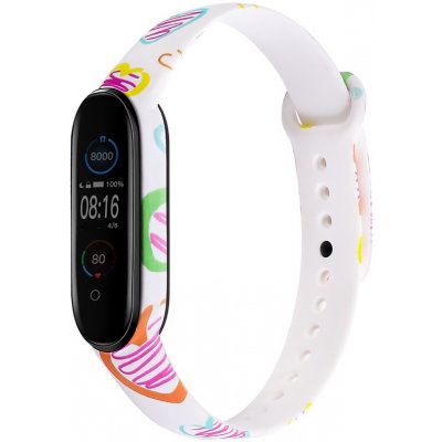 Xiaomi Mi Band 5/6 náhradní náramek Barevná srdce MBSCZ-5BARS – Zboží Živě