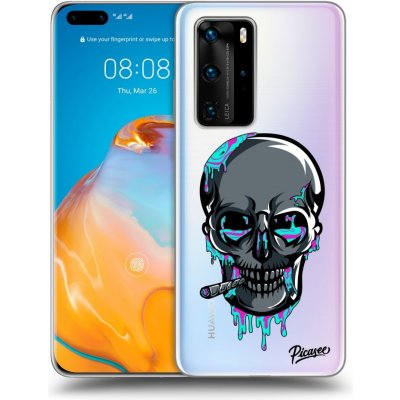 Pouzdro Picasee silikonové Huawei P40 Pro - EARTH - Lebka 3.0 čiré – Zboží Mobilmania