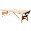 Masážní stůl a židle Aga Dřevěné masážní lehátko WT201 Beige
