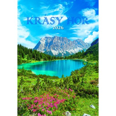 Krásy hor, nástěnný, 34 x 48,5 cm 2026 – Sleviste.cz