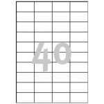 Avery Zweckform 3651 Samolepící etikety 52,5x29,7mm 4000 ks bílá – Sleviste.cz