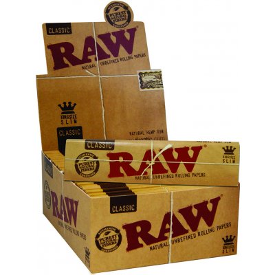 Raw Papers Classic King Size Slim papírky 110 mm 50 ks – Zbozi.Blesk.cz