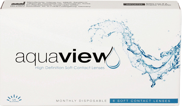 Interojo AquaView Monthly 12 čoček