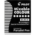 Pilot IC-P3-S6 6 náplní do plnícího pera Pilot Parallel 1086 1087 černá – Sleviste.cz