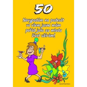 Certifikát Nevypadám na padesát 50