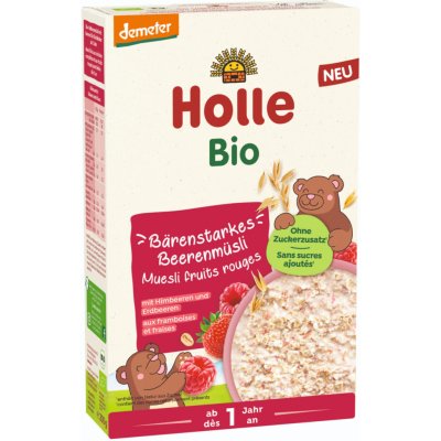 Holle Bio Müsli s kousky jahod a malin 200 g – Zboží Mobilmania