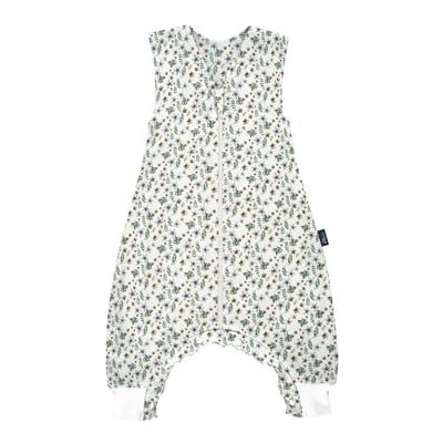 Alvi Sleep overall Petit Fleurs zelená bílá – Zboží Mobilmania