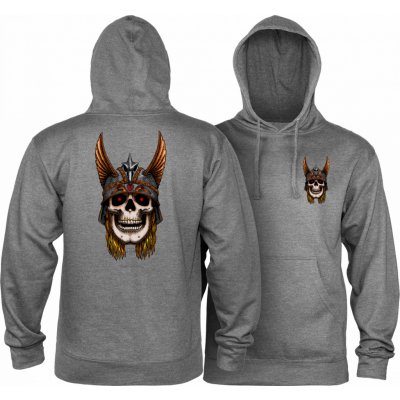 POWELL PERALTA ANDERSON SKULL HOOD Gunmetal Heather