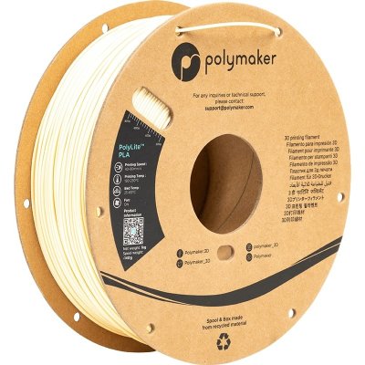 Polymaker PolyLite PLA Cream 1,75mm 1kg – Zboží Živě