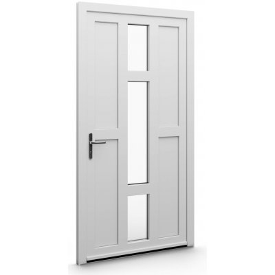Aluplast vchodové dveře jednokřídlé bílá/bílá 80 x 180 cm rozložení výplně 31 – Hledejceny.cz
