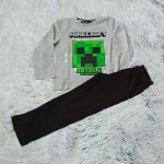 Fashion UK dětské pyžamo Minecraft bílá – Zboží Mobilmania