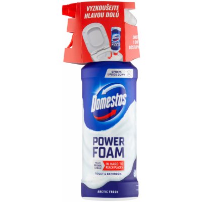 Domestos Power Foam Arctic Pěnový čistič toalet a koupelen 435 ml – Zbozi.Blesk.cz