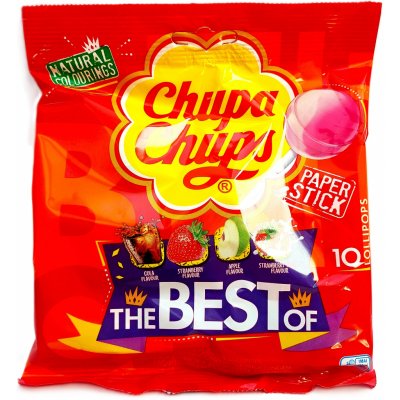 Chupa Chups Mini směs The Best Of 10ks, 120 g – Zboží Dáma