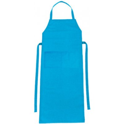 Workwear Verona Dlouhá pracovní zástěra s laclem 00130-01 Turquoise – Hledejceny.cz