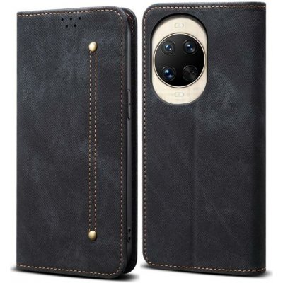 VSECHNONAMOBIL 133577 DENIM Peněženkový kryt pro Huawei Nova 14 Pro černý – Zboží Živě