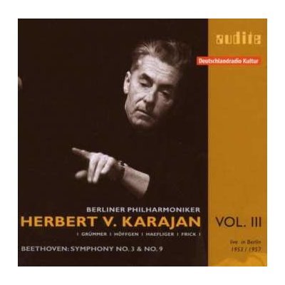 Ludwig van Beethoven - Herbert Von Karajan - Audite-edition Vol.3 CD – Hledejceny.cz