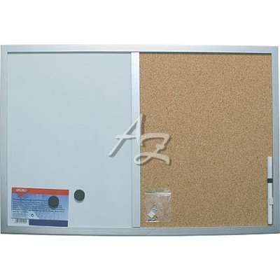 Herlitz tabule kombi, 400 x 600 mm, magnetická/korková – Hledejceny.cz