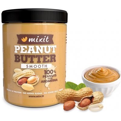 MIXIT Peanut butter smooth máslo 1000 g – Zboží Dáma