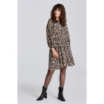 Gant D2. Leopard Boat Neck Dress hnědá – Hledejceny.cz