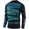 Cyklistický dres Troy Lee Designs Sprint dlouhý rukáv Brushed Marine/Teal pánský